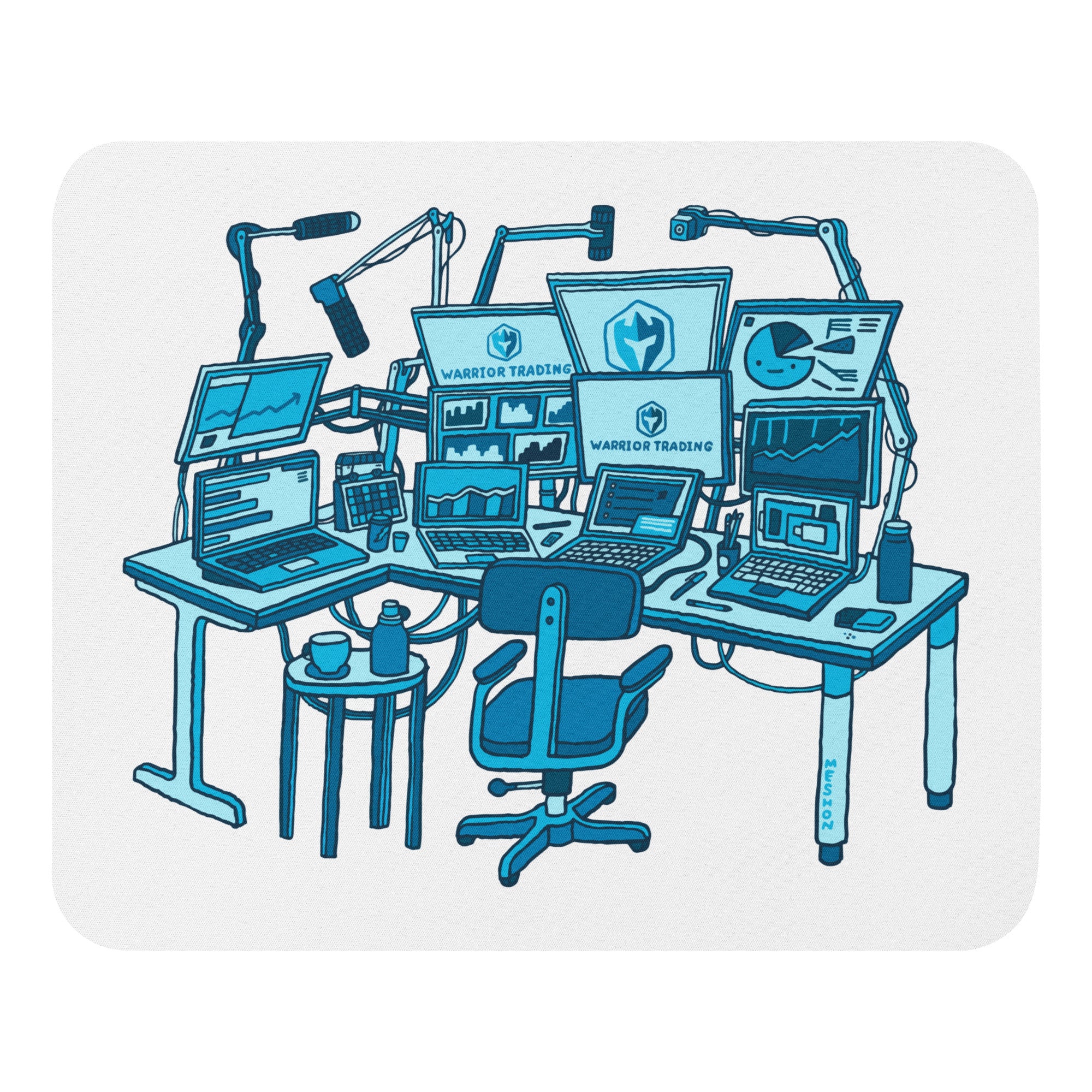 Trading Station Mouse Pad